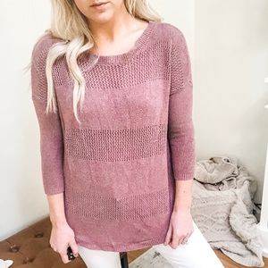 Express 3/4 length sleeves sweater Size S